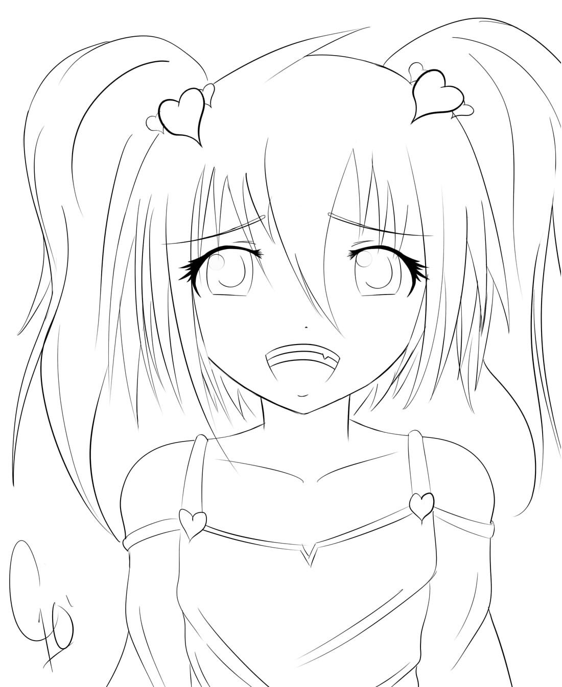 Dessin fille à imprimer #20502 Image #20502 - Coloriage fille gratuit