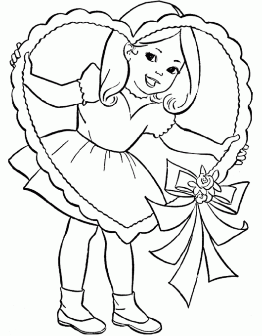 Dessin fille à imprimer #20507 Image #20507 - Coloriage fille gratuit