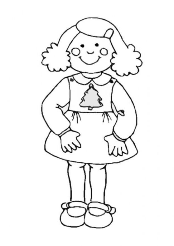 Dessin fille à imprimer #20522 Image #20522 - Coloriage fille gratuit