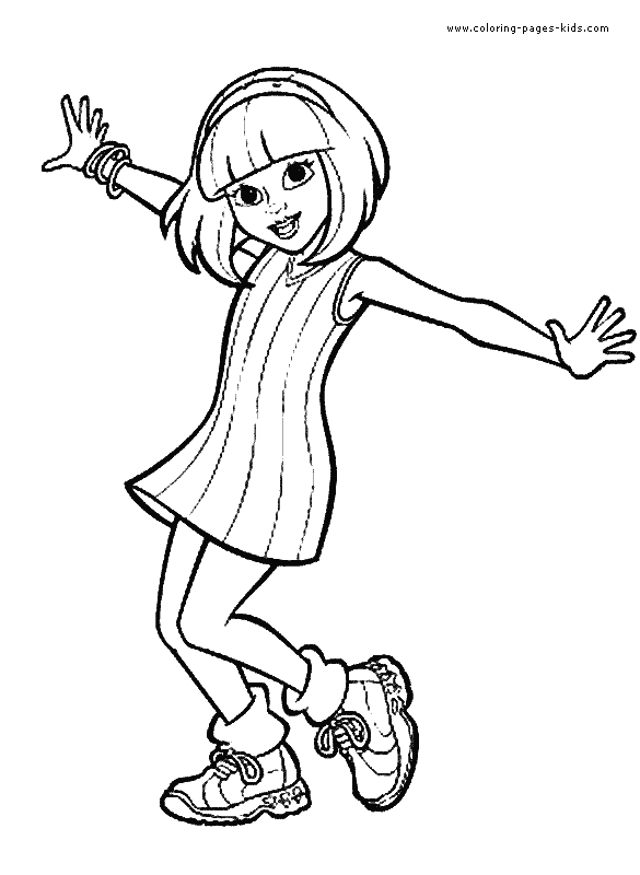 Dessin fille à imprimer #20524 Image #20524 - Coloriage fille gratuit