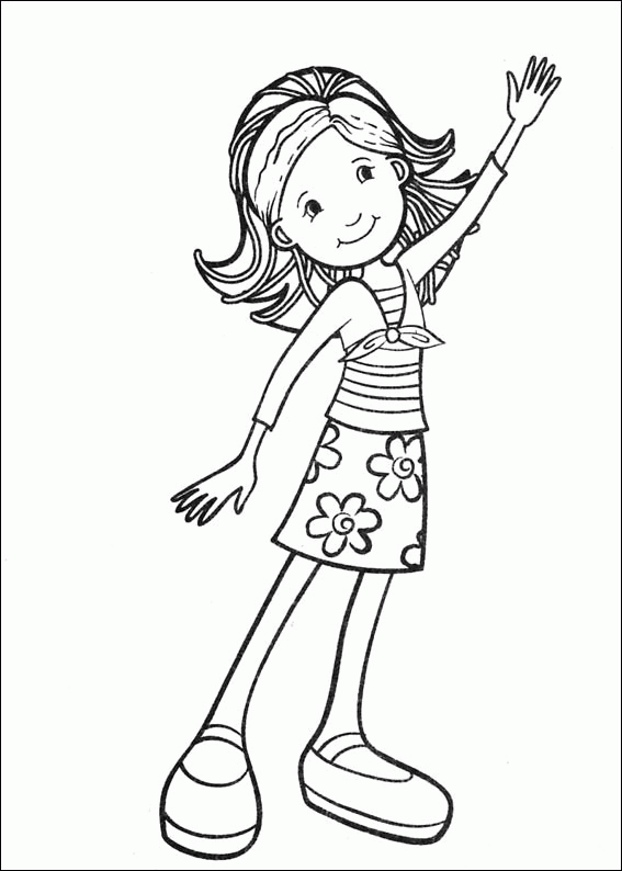 Dessin fille à imprimer #20533 Image #20533 - Coloriage fille gratuit