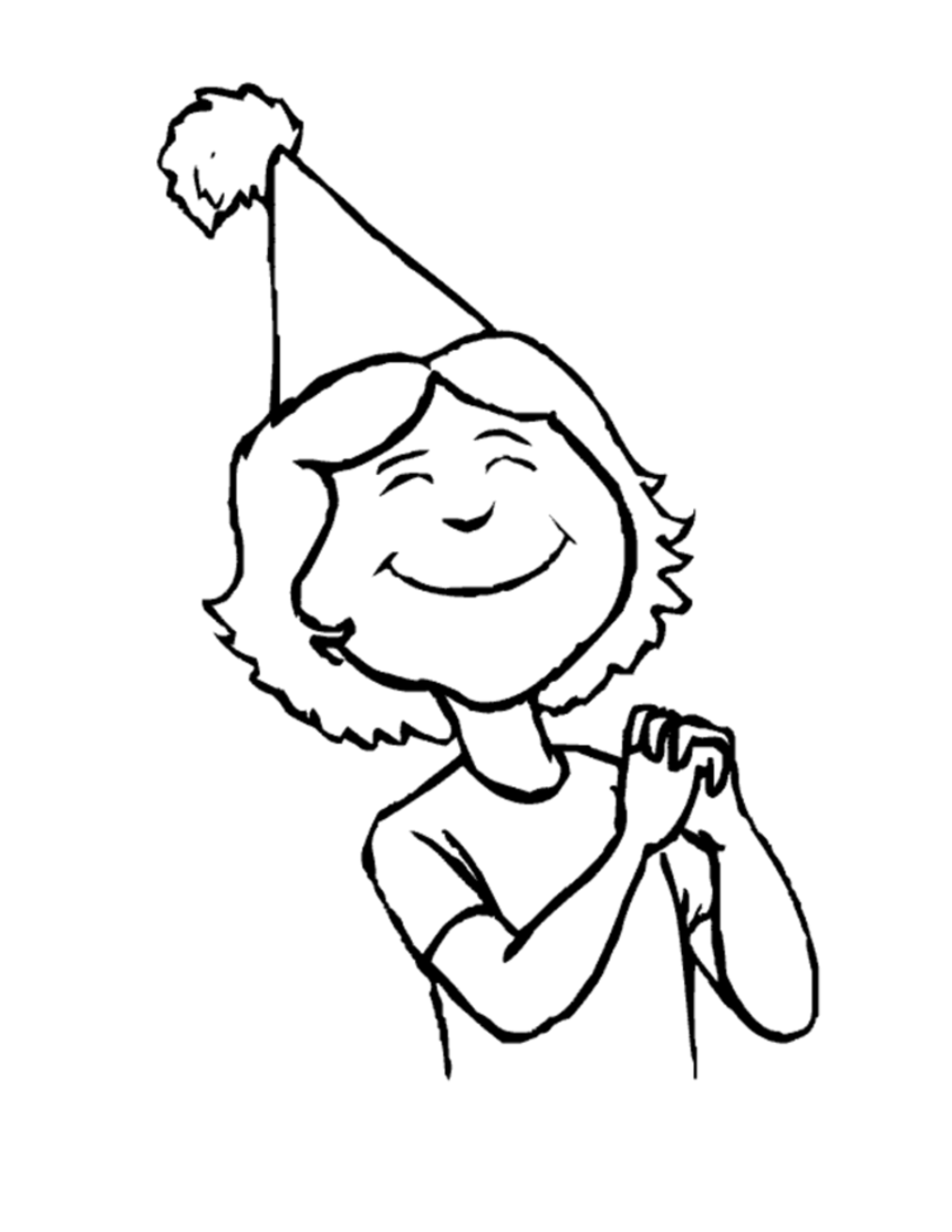 Dessin fille à imprimer #20537 Image #20537 - Coloriage fille gratuit