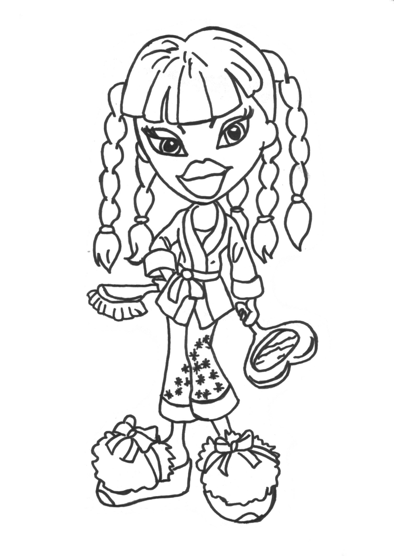 Dessin fille à imprimer #20556 Image #20556 - Coloriage fille gratuit