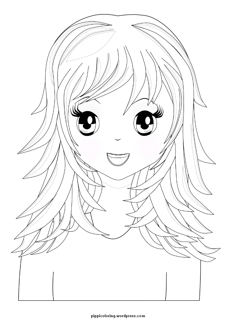 Dessin fille à imprimer #20560 Image #20560 - Coloriage fille gratuit