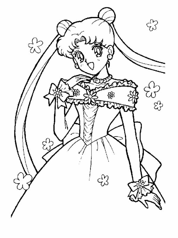 Image #24282 - Coloriage fille manga gratuit