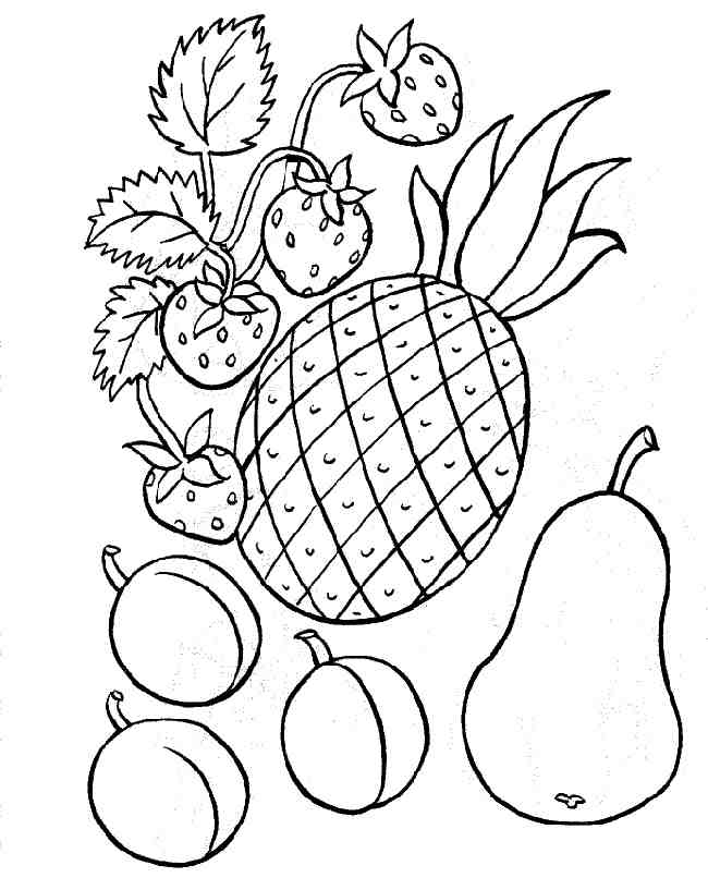 dessins de fruits