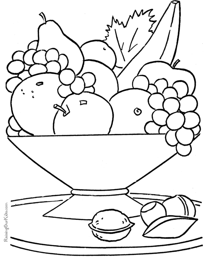 dessins à colorier de fruit valentine learn à dessineriage