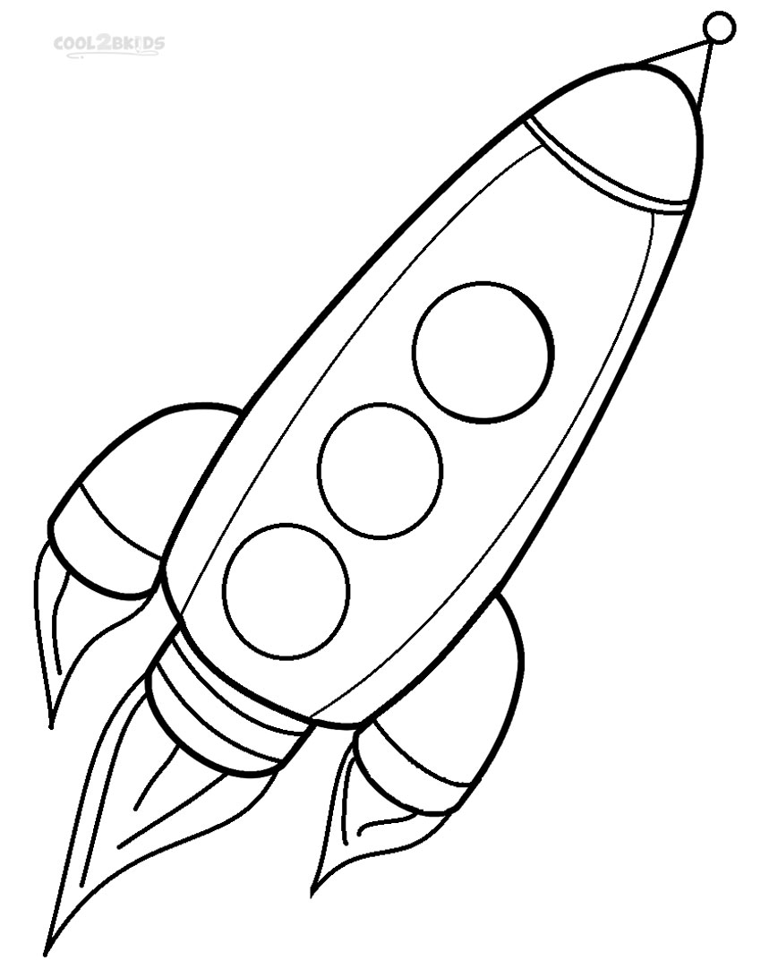Dessin #16284 - image de fusée a dessiner
