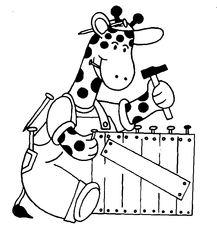Dessin #13064 - dessin de girafe