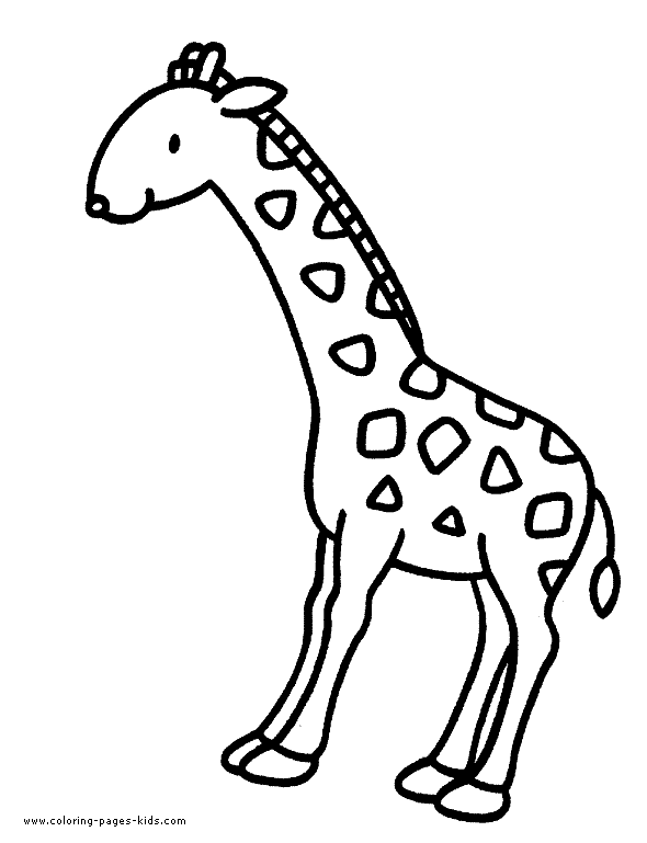 Dessin #13076 - activité coloriage girafe gratuit