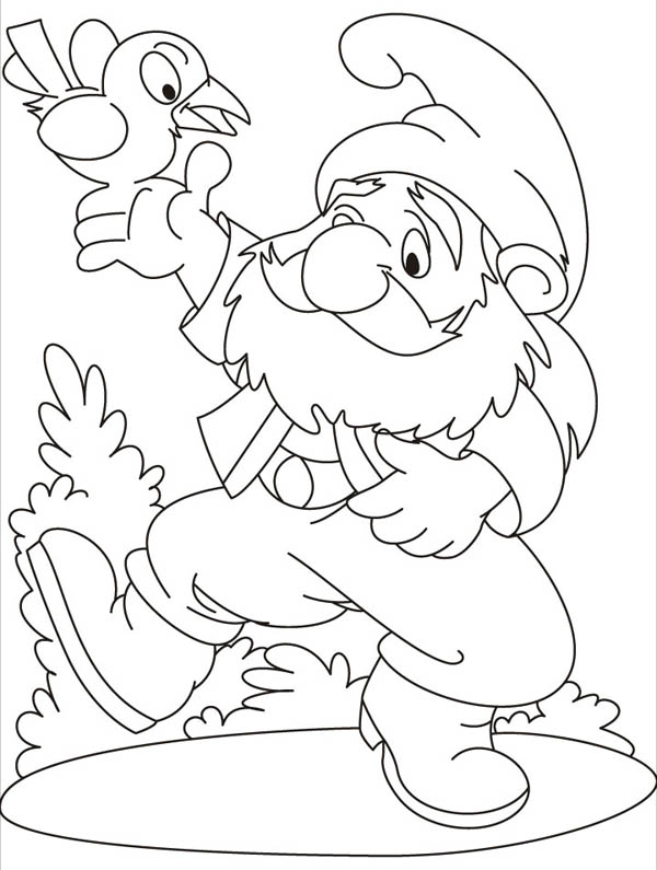 Image #24573 - Coloriage gnomes gratuit
