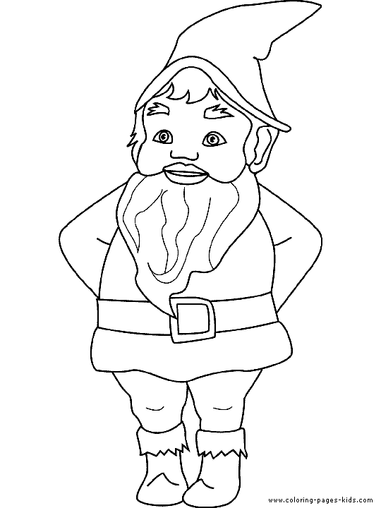 Image #24576 - Coloriage gnomes gratuit