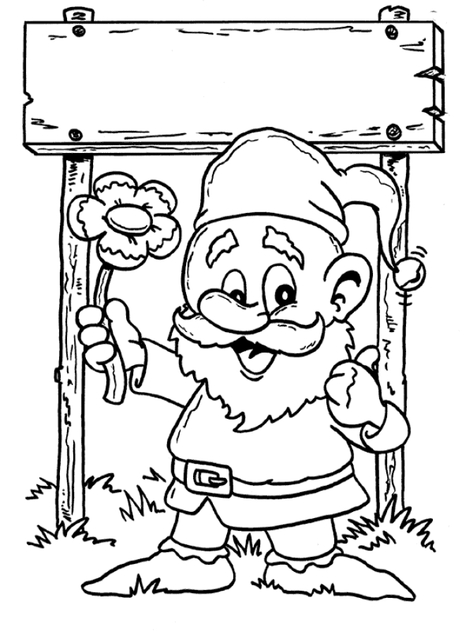 91 dessins de coloriage gnomes à imprimer sur LaGuerche.com  Page 5