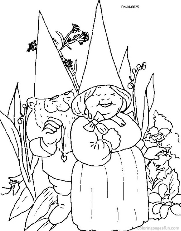 Image #24612 - Coloriage gnomes gratuit