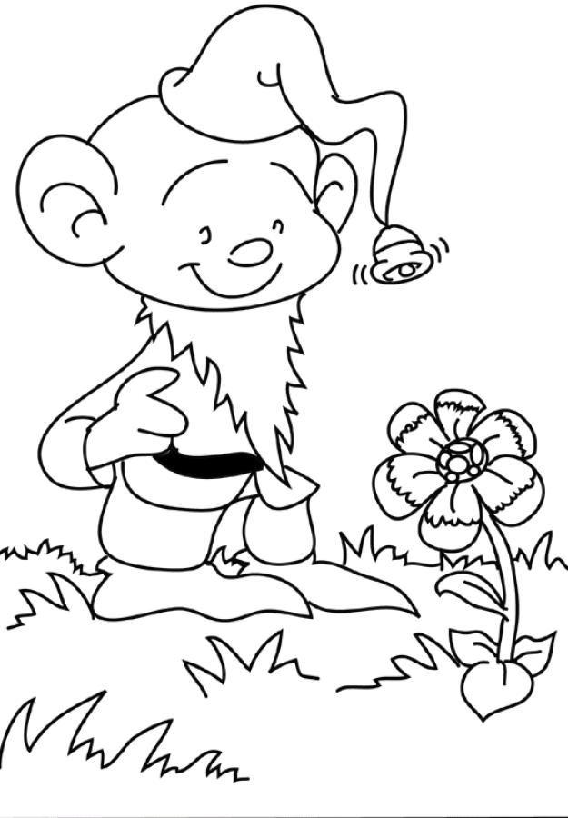 Image #24645 - Coloriage gnomes gratuit