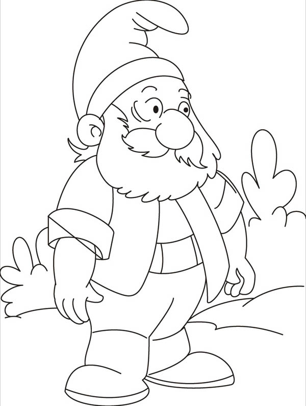 Image #24648 - Coloriage gnomes gratuit