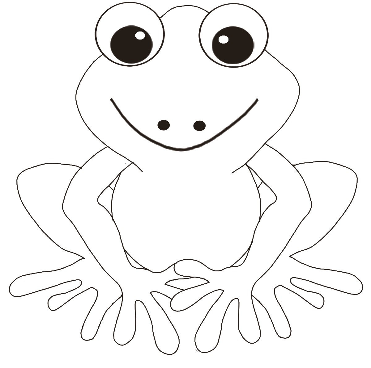 gratuit à imprimer grenouille dessins à colorier pour enfants