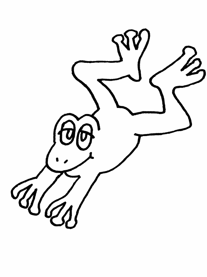 grenouille dessins à colorier for children