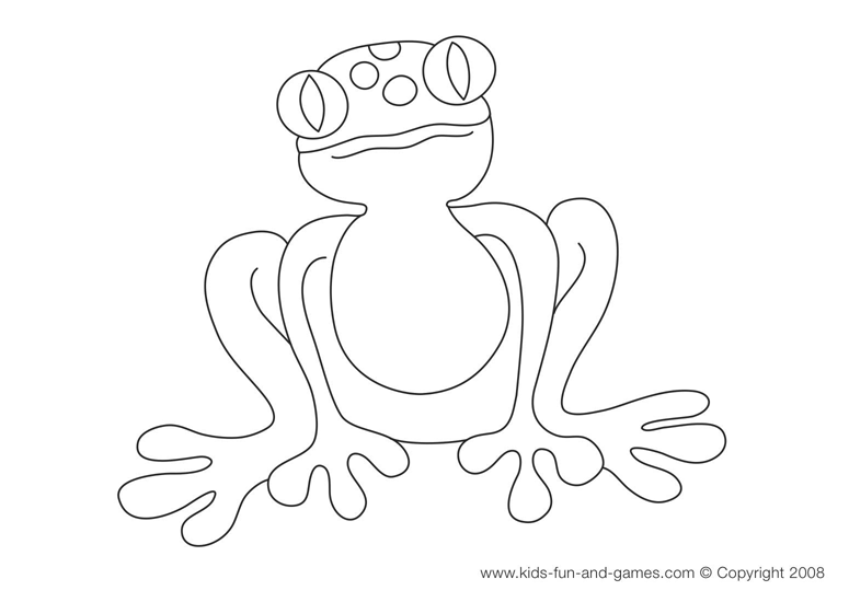frog dessins à colorier