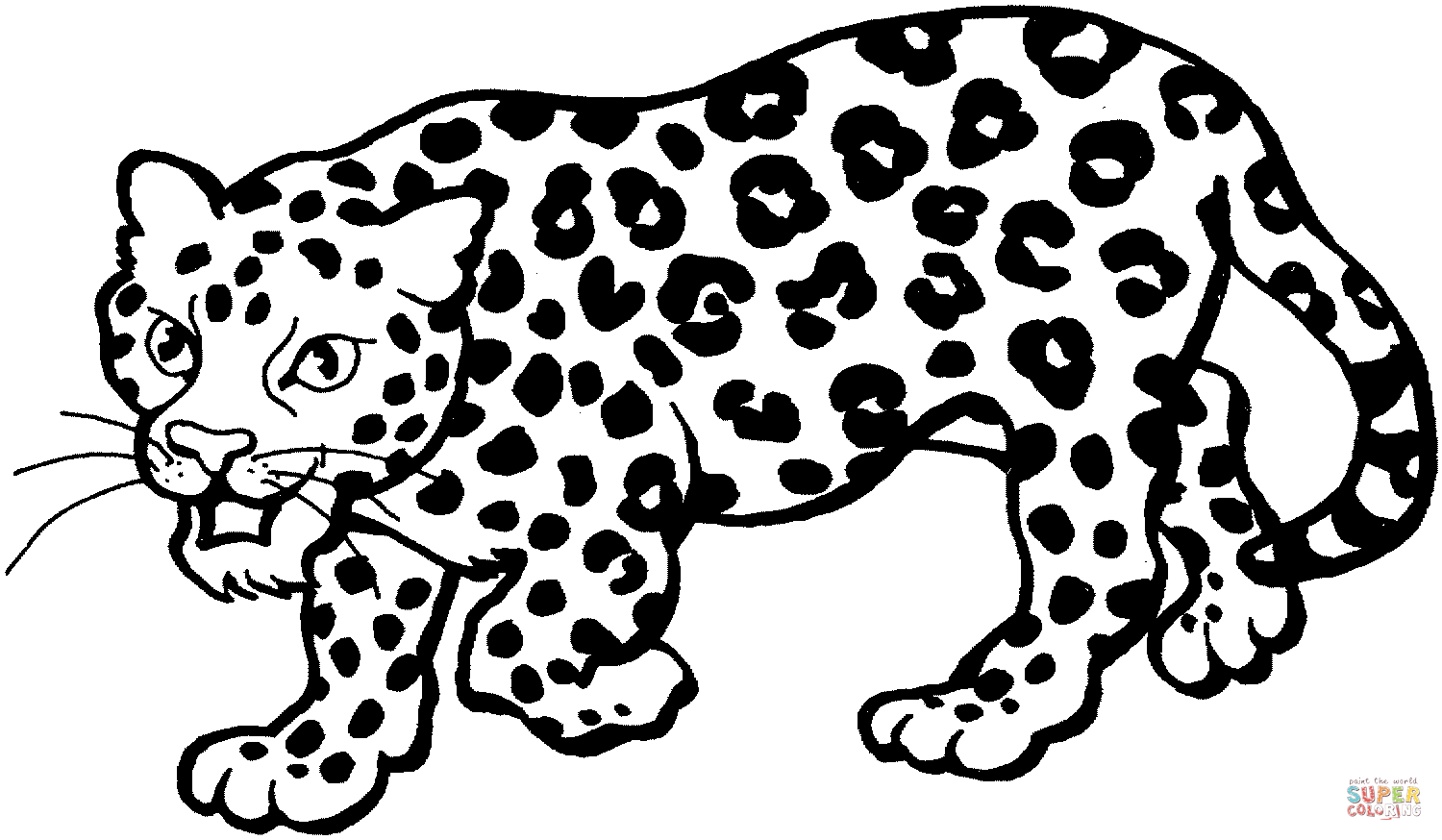 coloriage guepard 36