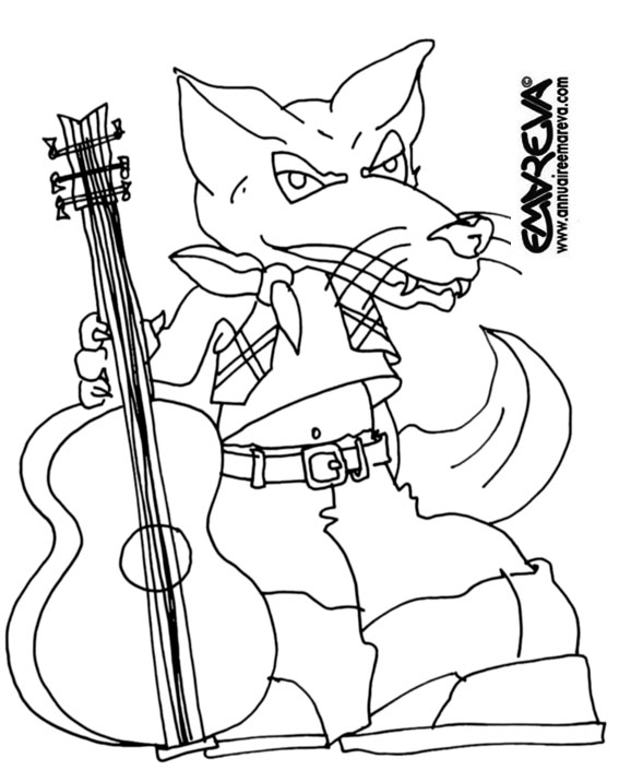 Dessin #15075 - dessin de guitariste