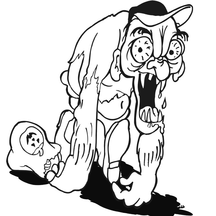 Coloriage halloween à imprimer #10427  Dessin #10427 - Dessin gratuit de halloween à imprimer