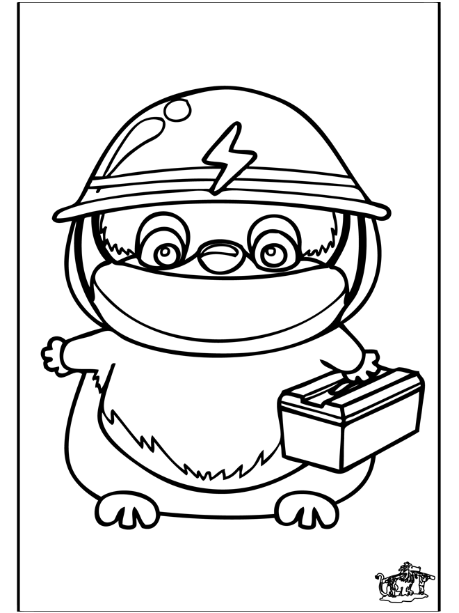 Dessin #13178 - dessin de hamster gratuit a imprimer et colorier