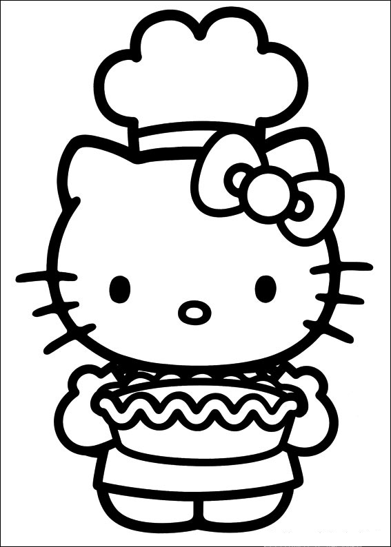 Coloriage hello kitty gratuit - dessin a imprimer #31