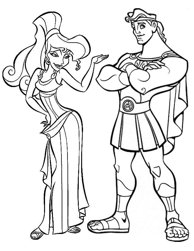 Coloriage Hercule A Imprimer