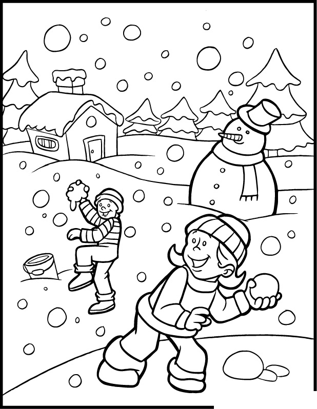 84 dessins de coloriage hiver à imprimer sur LaGuerche.com  Page 7