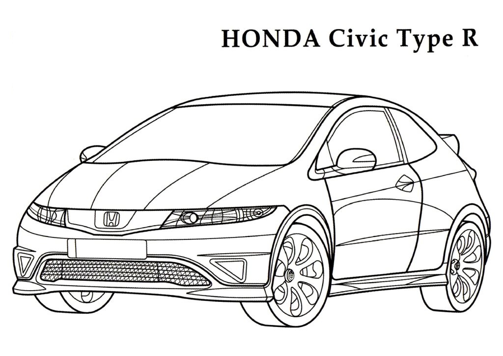 Dessin #16352 - Coloriage gratuit de Honda a imprimer