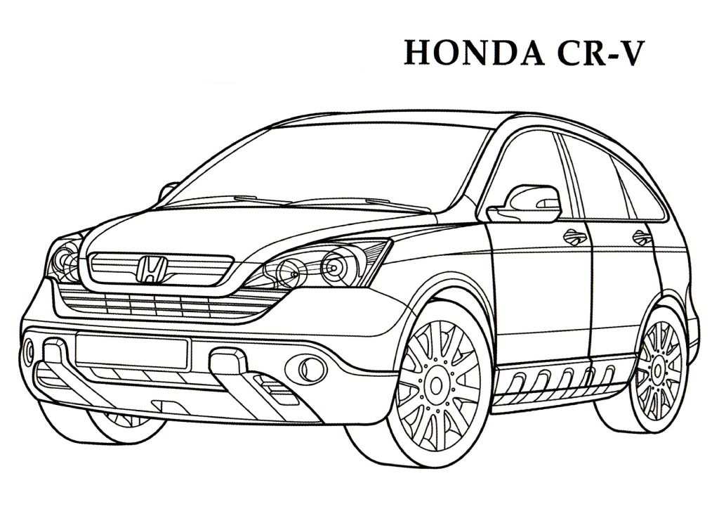 Dessin #16374 - coloriage Honda gratuit