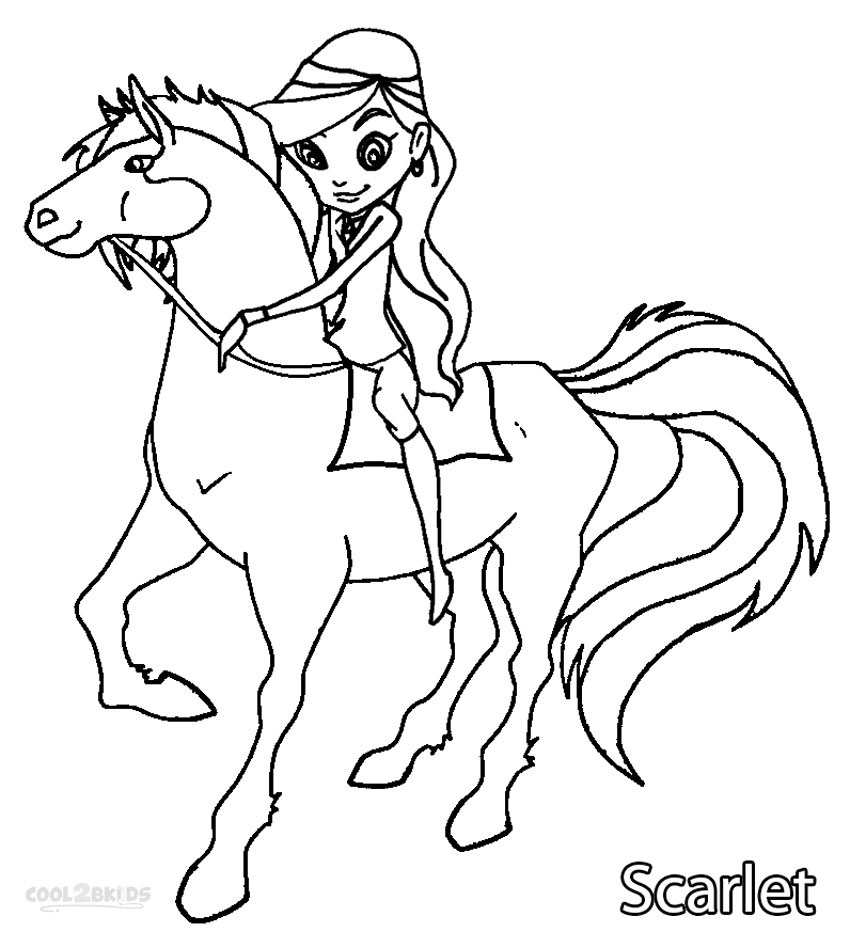 Coloriage horseland gratuit - dessin a imprimer #38
