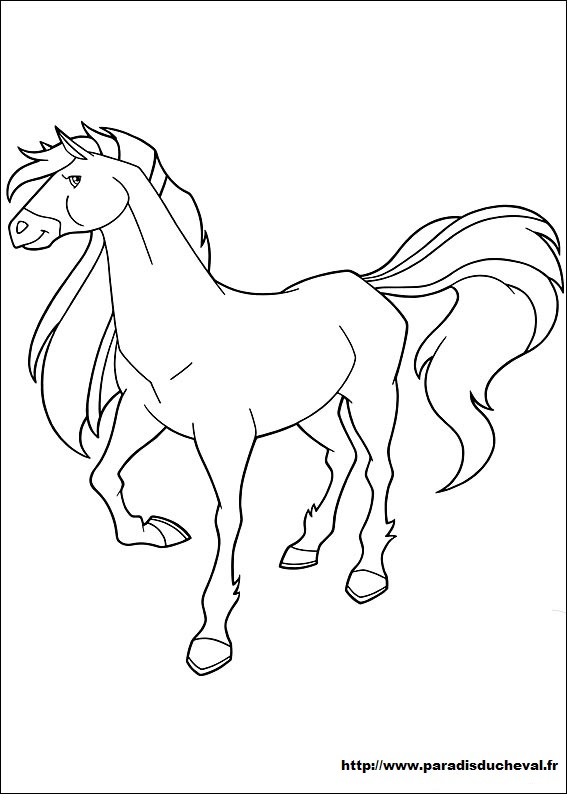 Coloriage horseland gratuit - dessin a imprimer #46