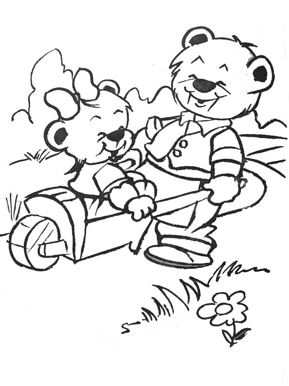 Dessin #15166 - dessin de jardinier a colorier