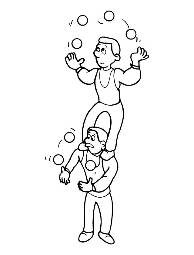 Dessin #14574 - Dessin de jongleur