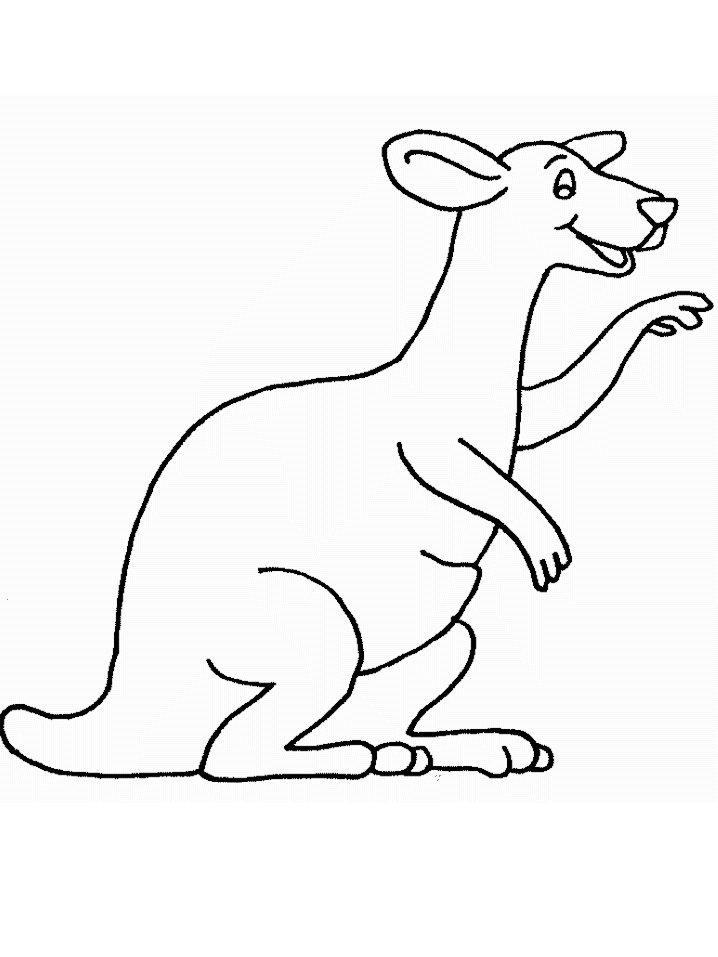 Dessin #13272 - dessin de kangourou