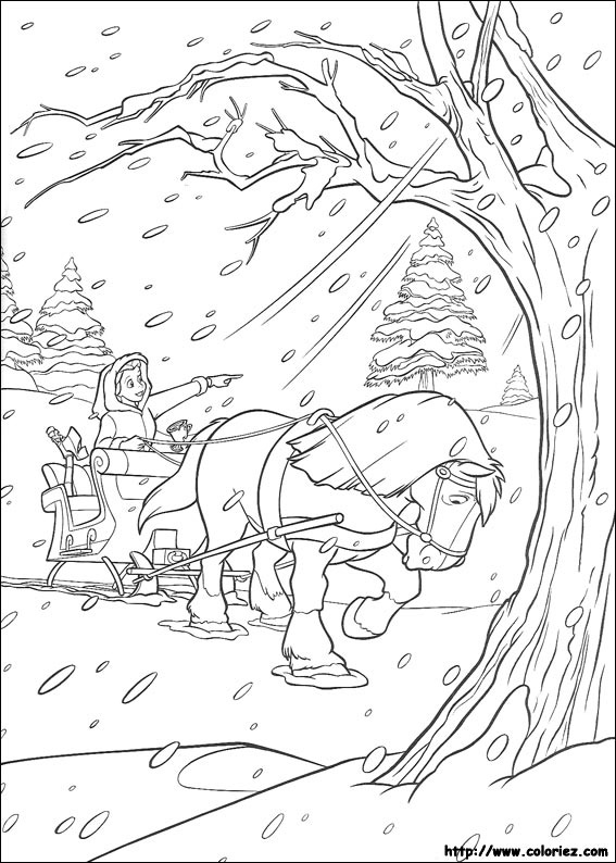 Image #20953 - Coloriage la belle et la bête gratuit