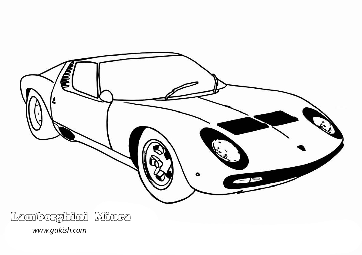 Dessin #16402 - dessin de Lamborghini gratuit