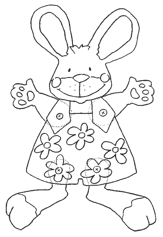 Coloriage lapin à imprimer