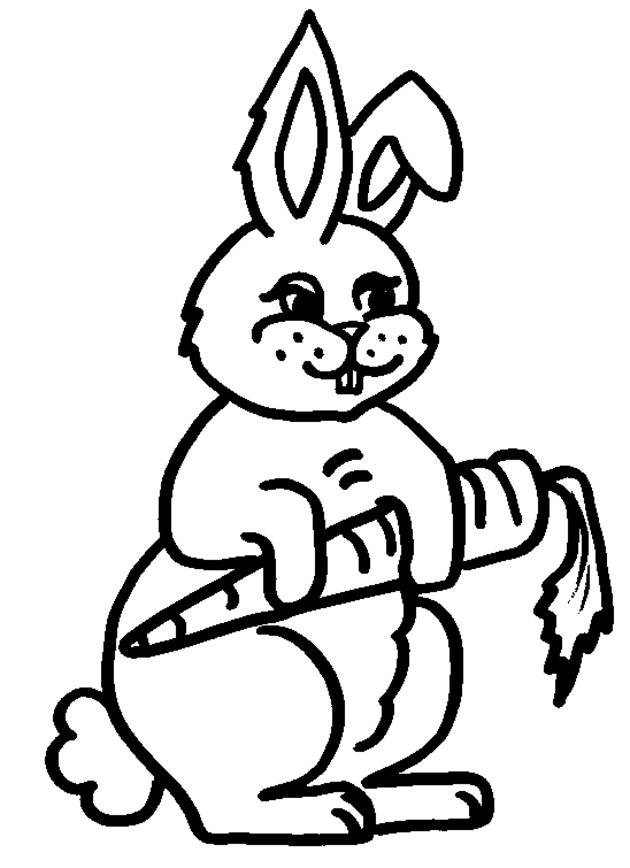 Coloriage lapin
