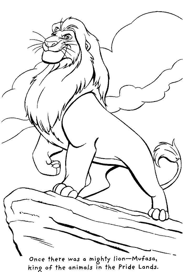 Dessin #11779 - dessin de le roi lion gratuit