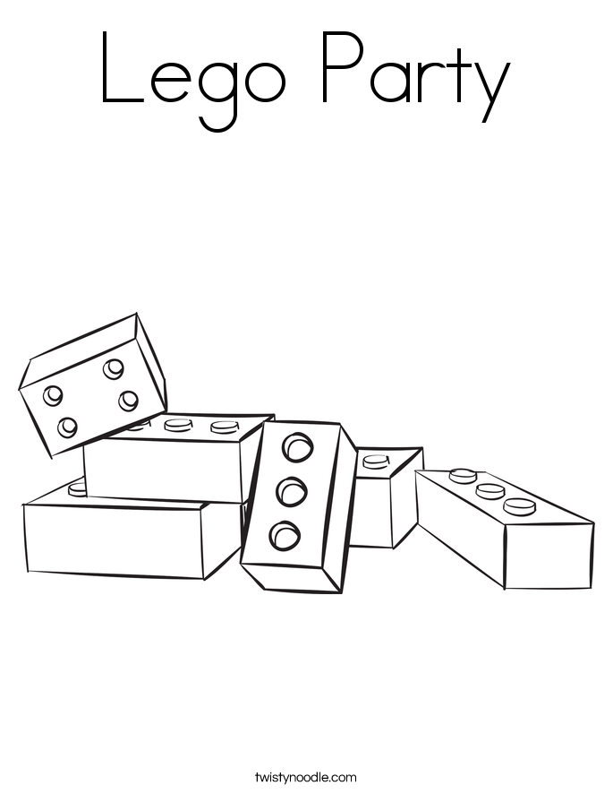 Image #21007 - Coloriage lego gratuit