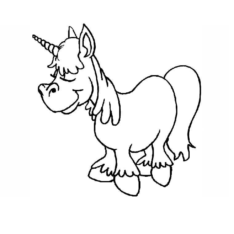 Dessin licorne à imprimer #21063 Image #21063 - Coloriage licorne gratuit