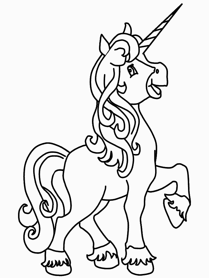 Dessin licorne à imprimer #21086 Image #21086 - Coloriage licorne gratuit