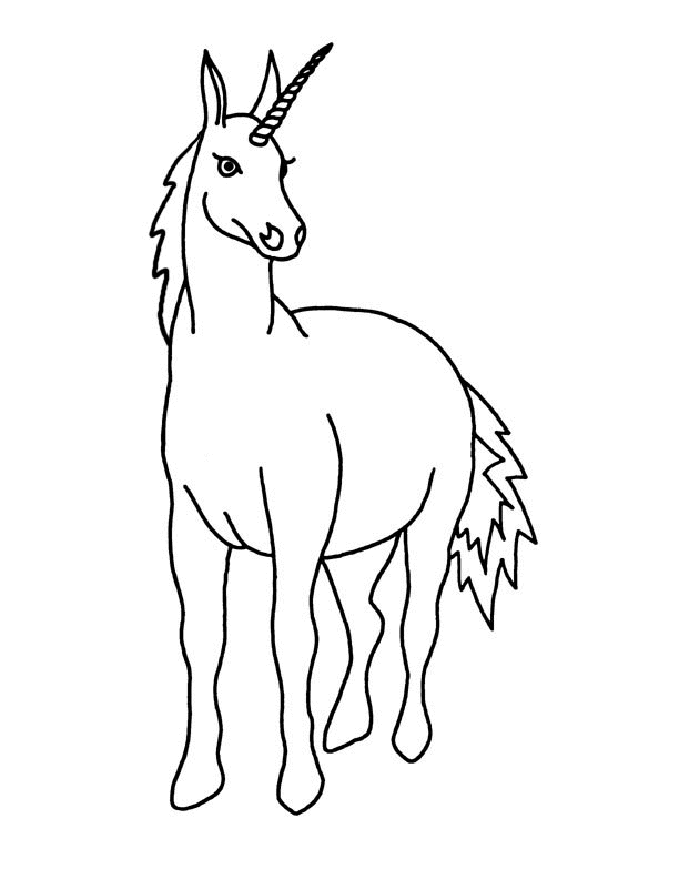 Dessin licorne à imprimer #21124 Image #21124 - Coloriage licorne gratuit