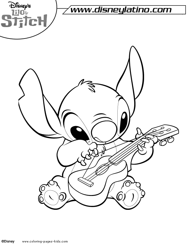 Image #25004 - Coloriage lilo et stitch gratuit