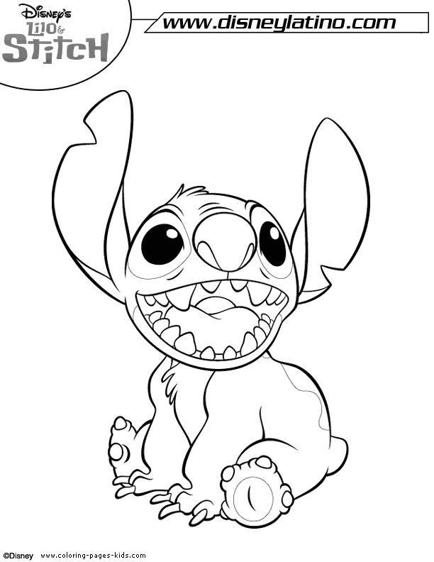 Image #25006 - Coloriage lilo et stitch gratuit