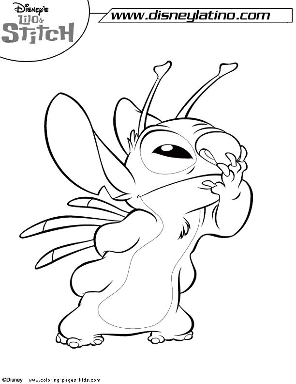 Image #25008 - Coloriage lilo et stitch gratuit