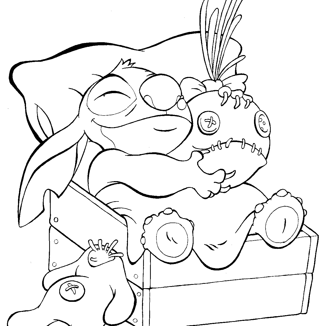Image #25013 - Coloriage lilo et stitch gratuit
